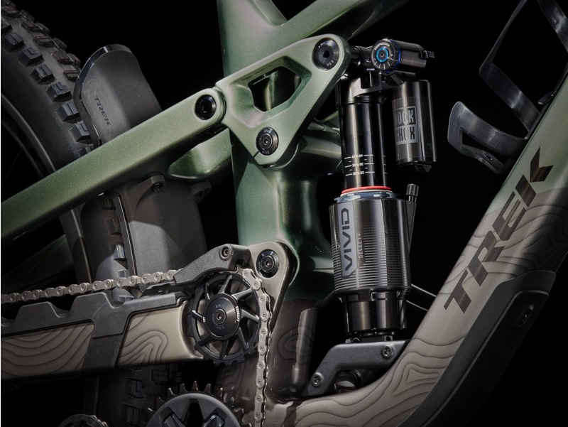 Trek Slash 9.8 XT Gen 6 Full Suspension Mountain Bike 2024 in Lichen Green-5